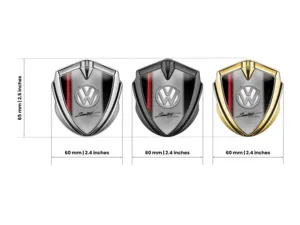 VW Emblema Silicona Insignia Duradero De Lujo Tacto